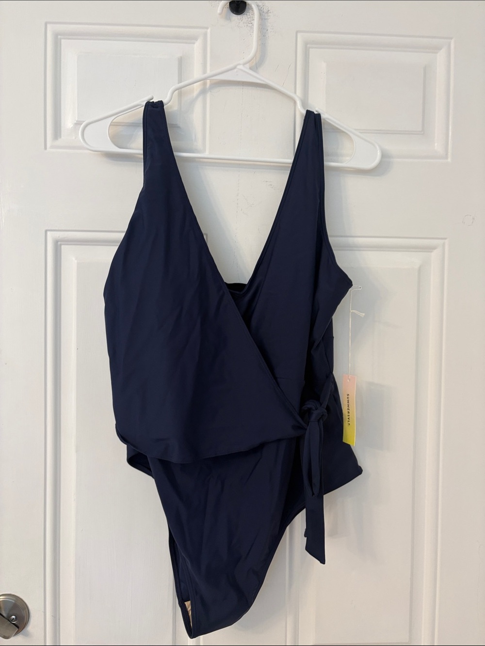 NEW Summer Salt The Perfect Wrap One-Piece NAVY